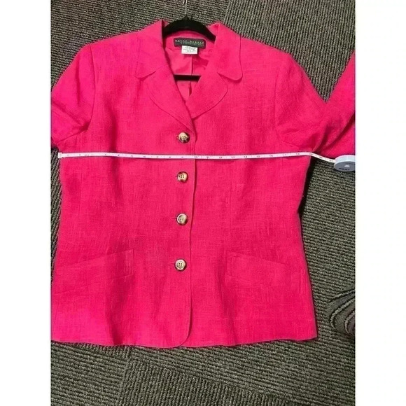 harve benard Pink Linen Blazer - Picture 7 of 7